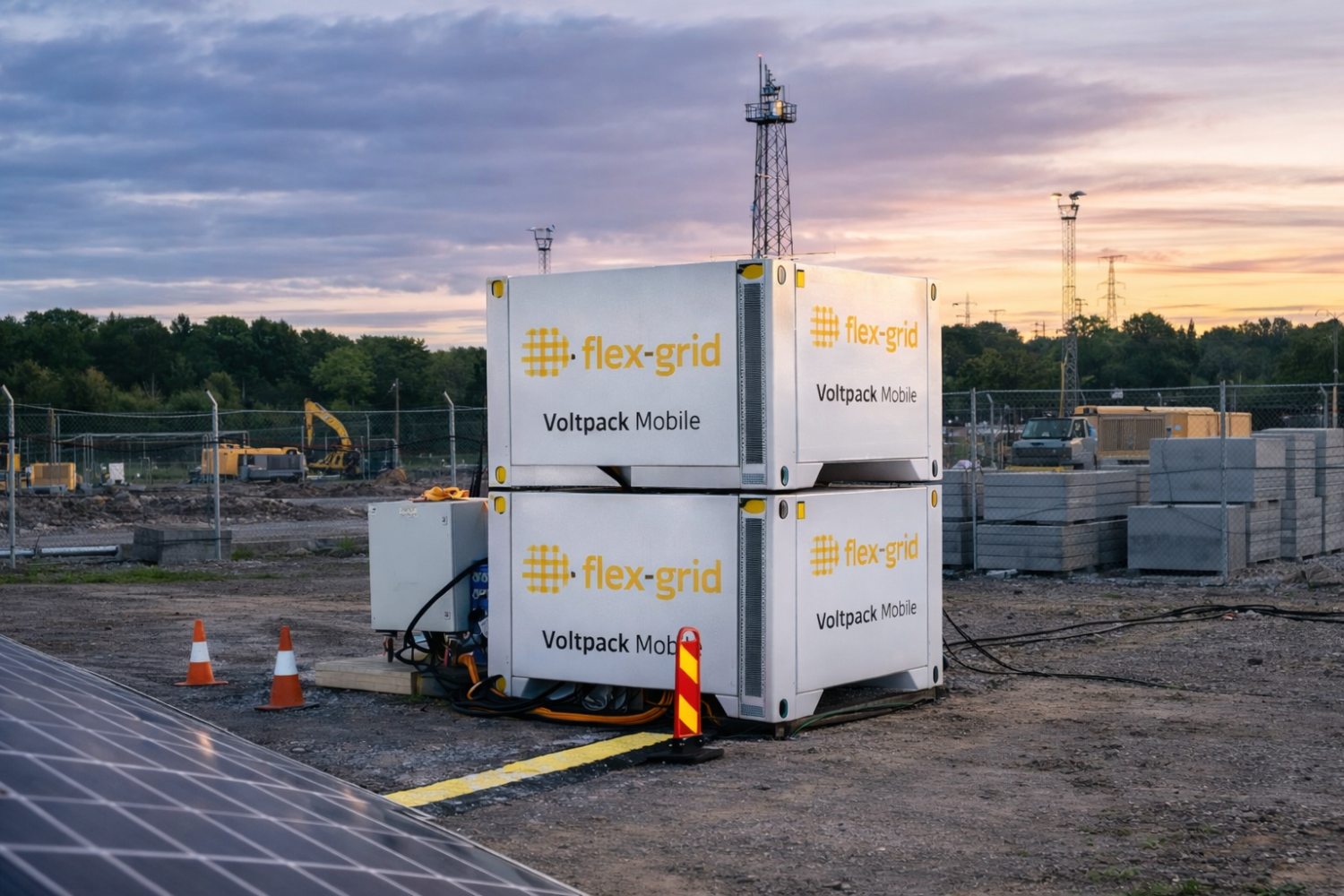 location stockage mobile France et Europe - Flex-Grid