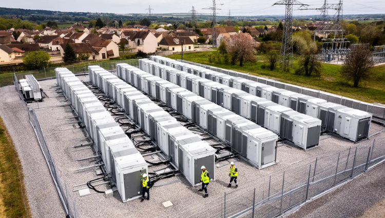 Container batterie mobile stockage haute capacité pour chantier