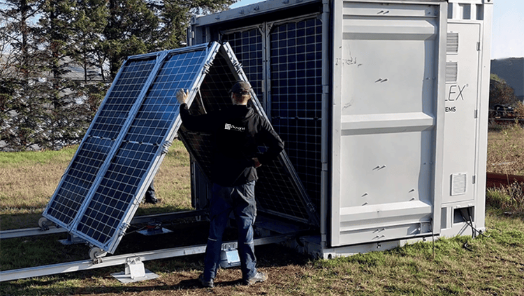 Container photovoltaïque autonome : alternative technique aux groupes électrogènes