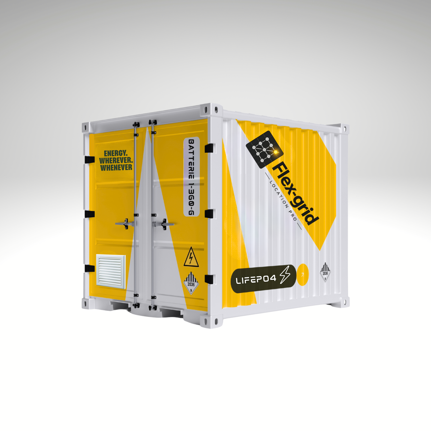 Location batterie stockage chantier flex-grid - Flex-Grid