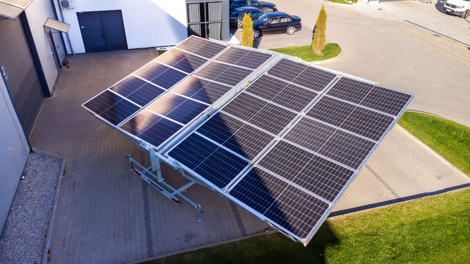 Location remorque solaire 126 KwC - Flex-Grid