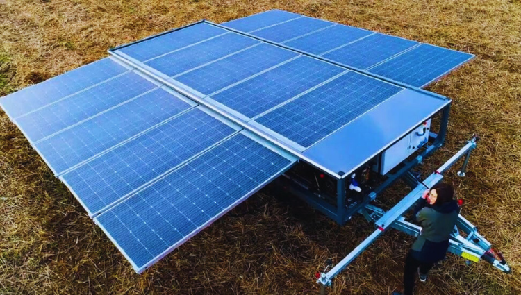Location Remorque solaire 6 Kwc