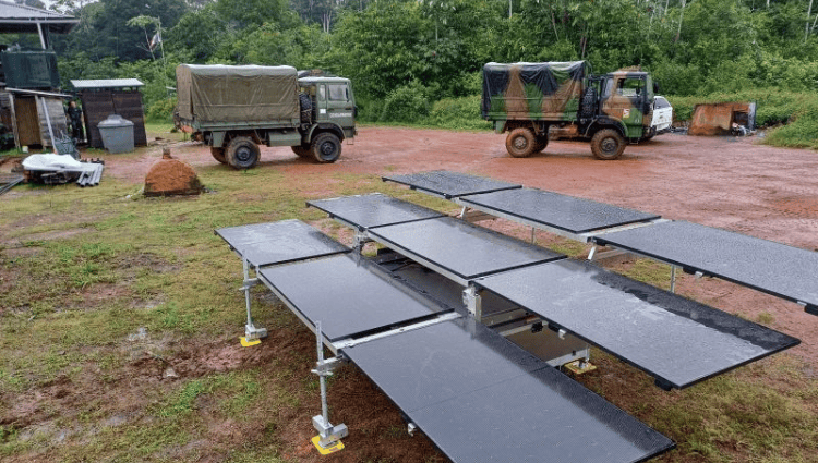 Alimenter une base opérationnelle en site isolé sans groupe électrogène