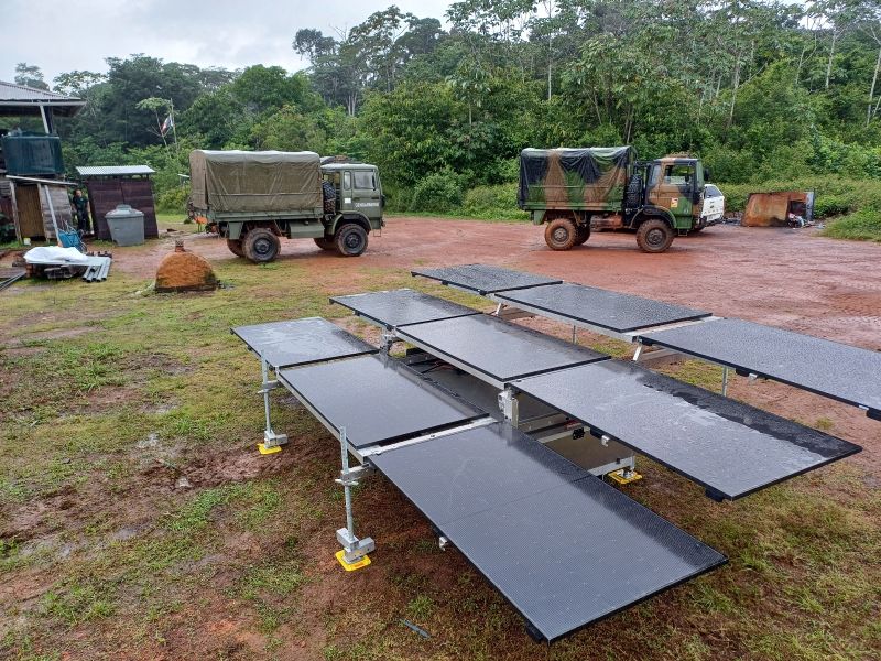 Wattonboard military camp - Flex-Grid