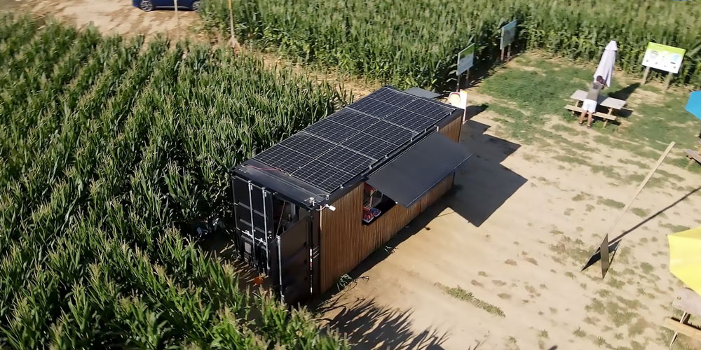 Châssis solaire pour site isolé
