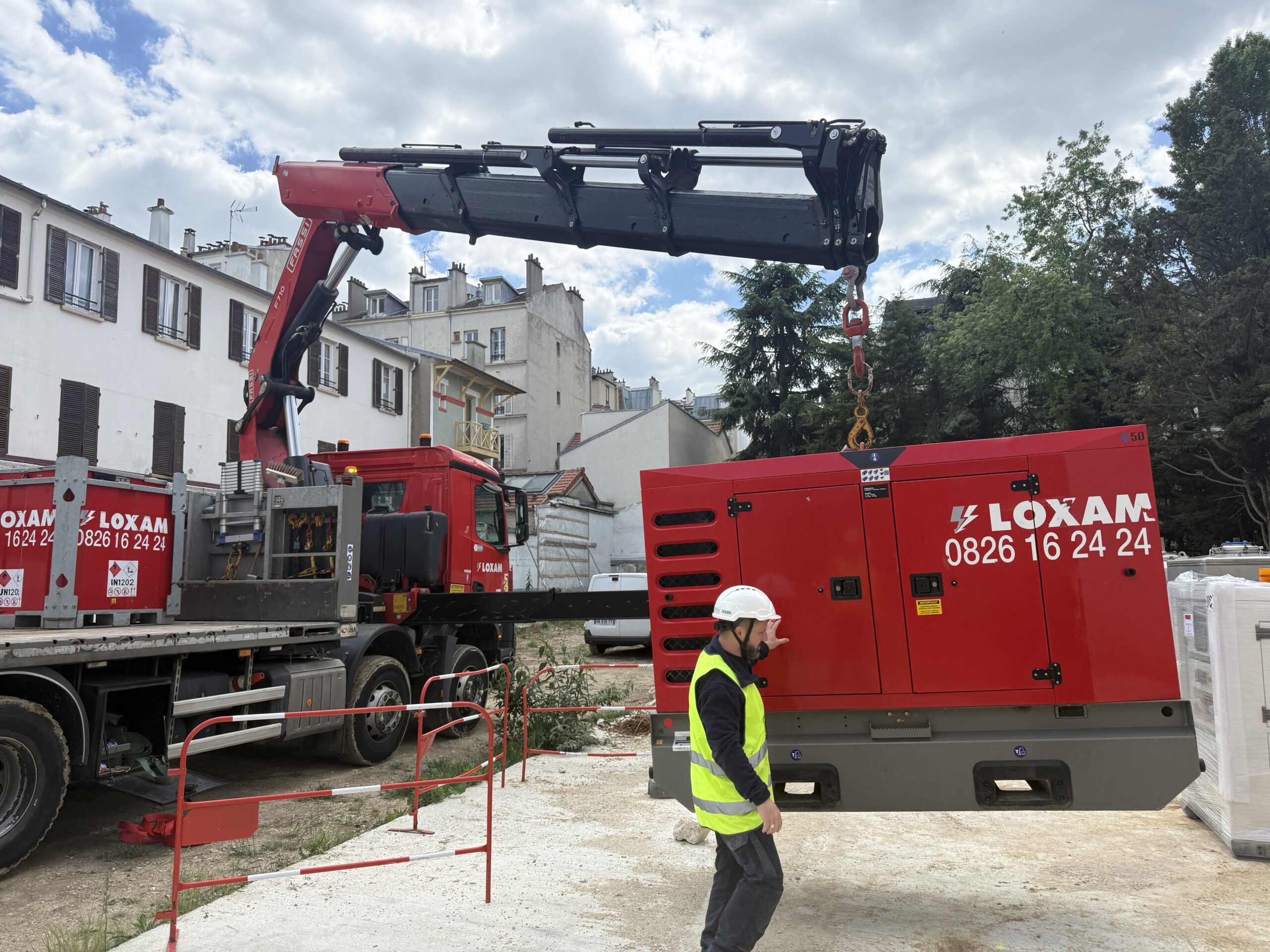 Équipement mobile d'énergie chantier à Vincennes