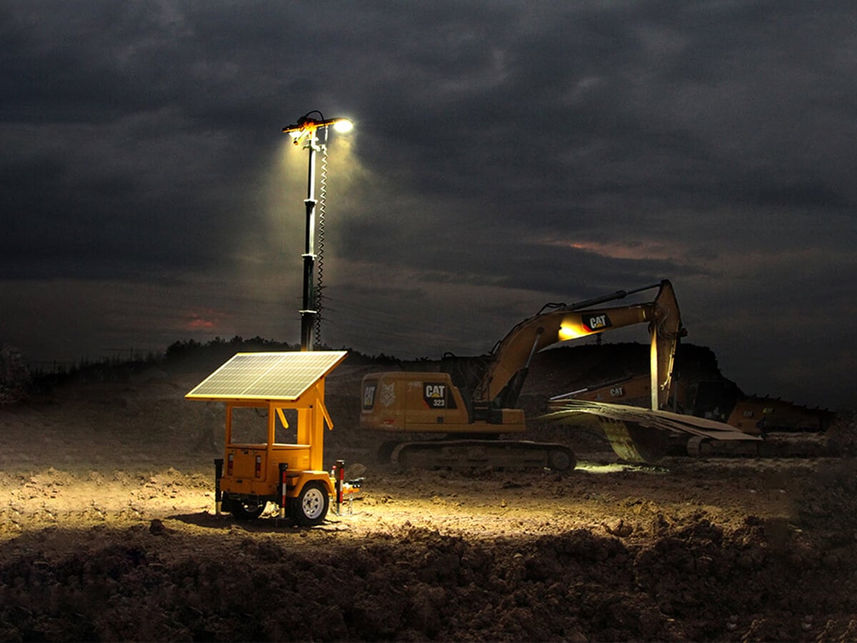 Location de remorque solaire d’éclairage Flex-Grid