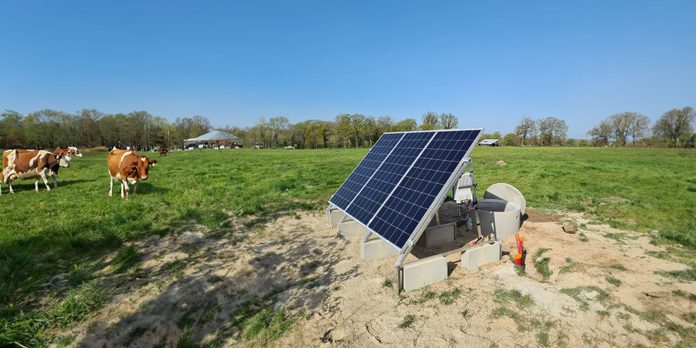 Pompage solaire site isolé