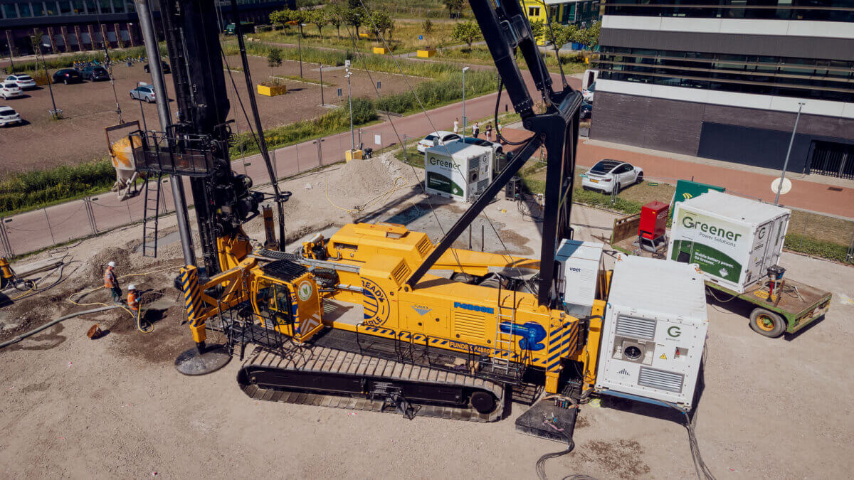Déploiement d’un BESS mobile Greener sur chantier