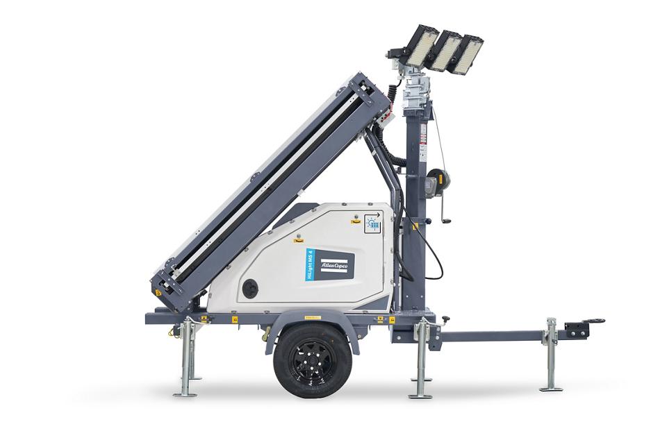 HiLight MS 4 de profil avec ses trois projecteurs LED