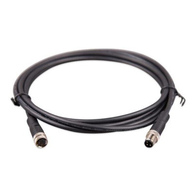 Victron Connecteur circulaire M8 mâle / femelle 3 pôles câble 2 m (lot de 2)