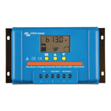 Victron BlueSolar PWM duo-lcd&usb 12/24 V-20 A