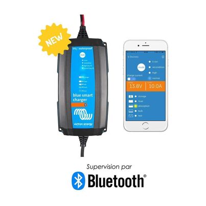 Victron Blue Smart IP65 24/8 + connecteur CC · CEE 7/17