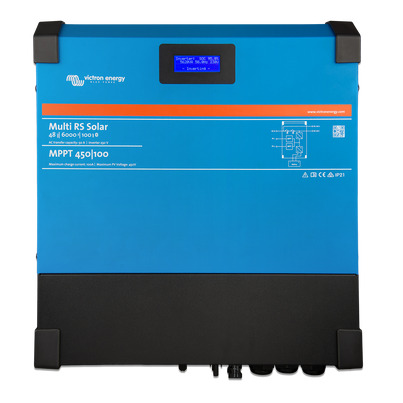 Convertisseur-chargeur Victron Multi RS Solar 48/6000 avec double MPPT, vue du produit